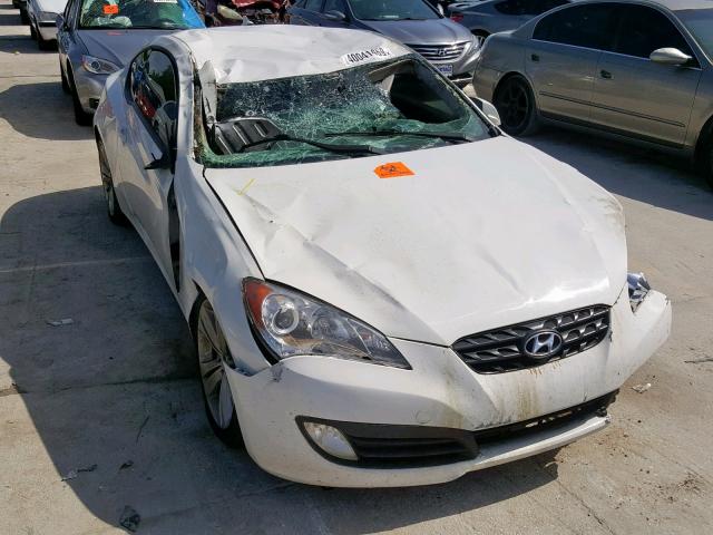 KMHHT6KD8CU073817 - 2012 HYUNDAI GENESIS CO WHITE photo 1