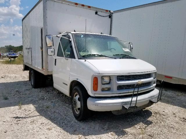 1GBJG31R211107906 - 2001 CHEVROLET EXPRESS CU WHITE photo 1