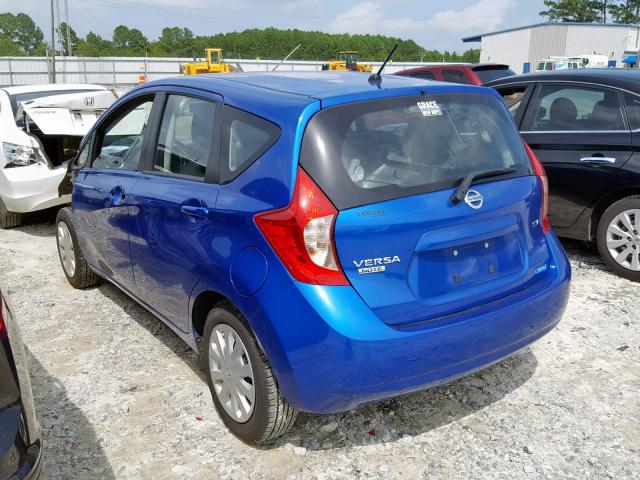 3N1CE2CP9FL399234 - 2015 NISSAN VERSA NOTE BLUE photo 3