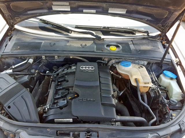 WAUDF48H07K032153 - 2007 AUDI A4 2.0T CA BLUE photo 7