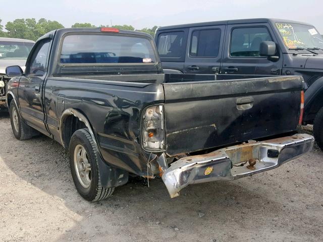 4TANL42NXTZ197428 - 1996 TOYOTA TACOMA BLACK photo 3