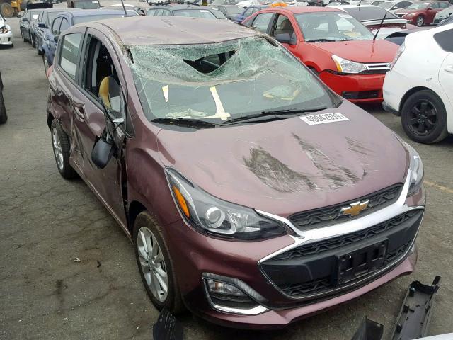 KL8CD6SA4KC712824 - 2019 CHEVROLET SPARK 1LT PURPLE photo 1