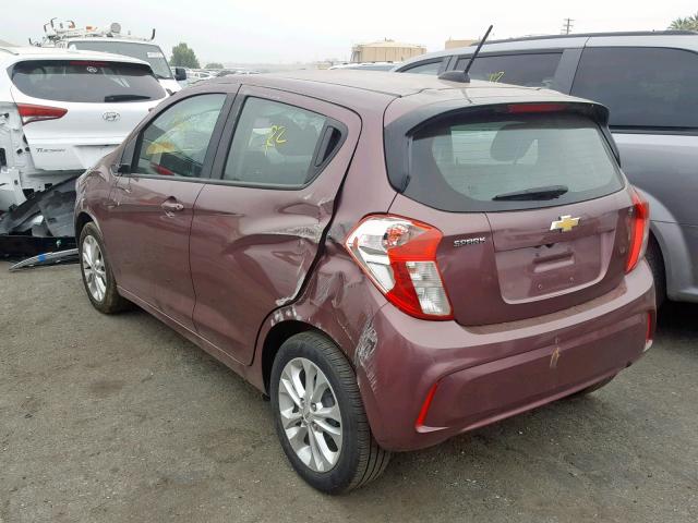 KL8CD6SA4KC712824 - 2019 CHEVROLET SPARK 1LT PURPLE photo 3