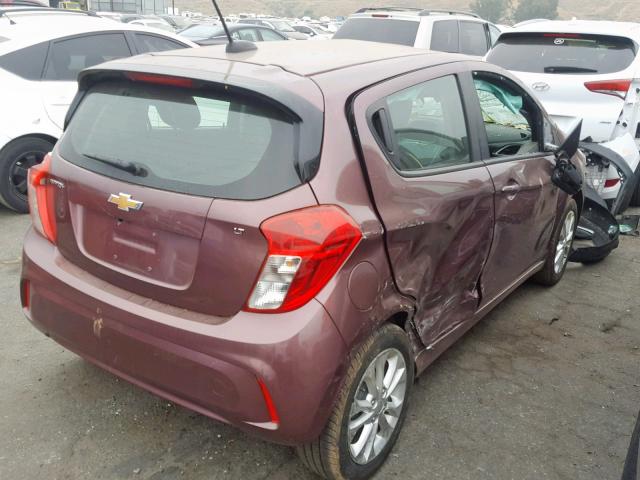 KL8CD6SA4KC712824 - 2019 CHEVROLET SPARK 1LT PURPLE photo 4