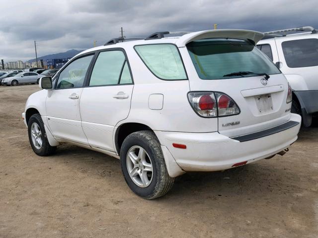 JTJHF10U610196275 - 2001 LEXUS RX 300 WHITE photo 3