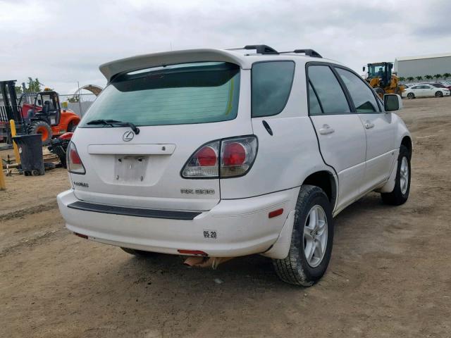 JTJHF10U610196275 - 2001 LEXUS RX 300 WHITE photo 4