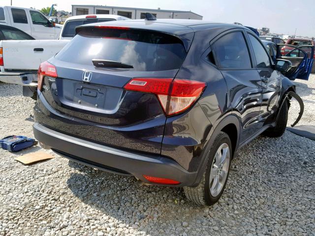 3CZRU5H59GM707432 - 2016 HONDA HR-V EX BLACK photo 4