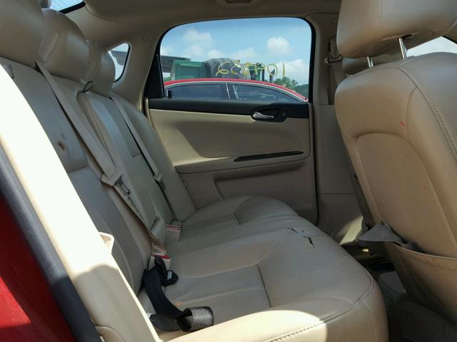 2G1WD58C089230769 - 2008 CHEVROLET IMPALA SUP 红色 照片 6