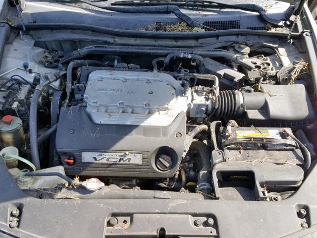 1HGCS22828A003706 - 2008 HONDA ACCORD EXL SILVER photo 7