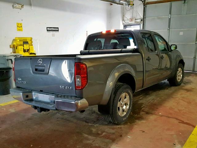 1N6AD09W79C422677 - 2009 NISSAN FRONTIER C GRAY photo 4