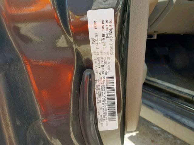 1J8HH48N46C339587 - 2006 JEEP COMMANDER GRAY photo 10