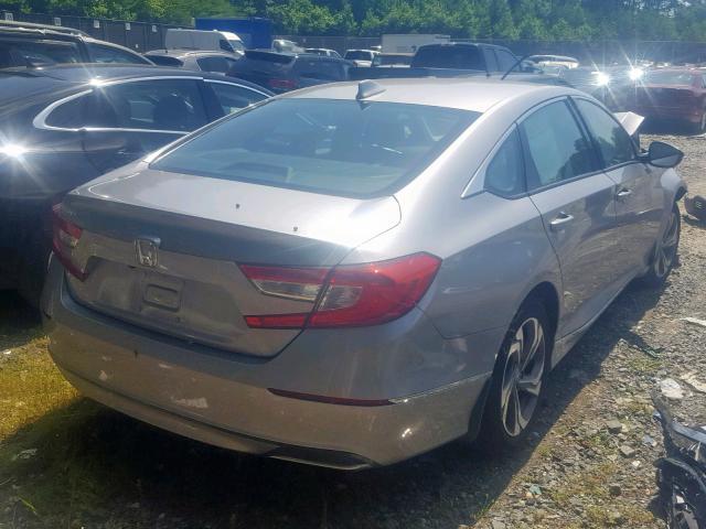 1HGCV1F54JA155090 - 2018 HONDA ACCORD EXL SILVER photo 4