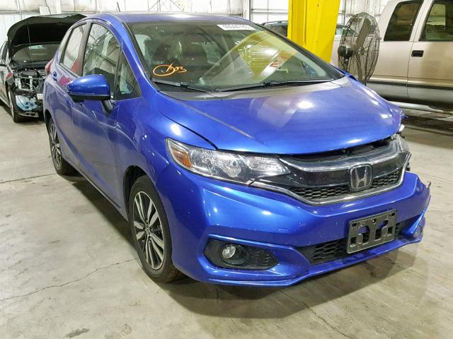 3HGGK5H87JM724929 - 2018 HONDA FIT EX BLUE photo 1