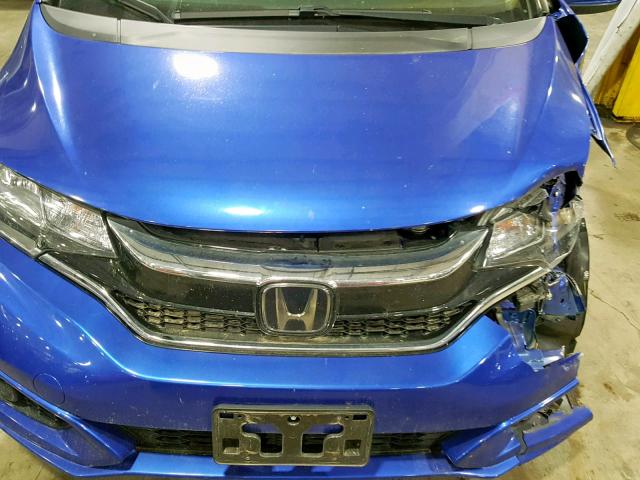 3HGGK5H87JM724929 - 2018 HONDA FIT EX BLUE photo 7