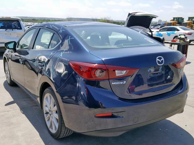 3MZBN1V73HM144489 - 2017 MAZDA 3 TOURING BLUE photo 3