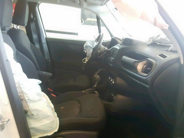ZACCJAAT4GPD70428 - 2016 JEEP RENEGADE S WHITE photo 5