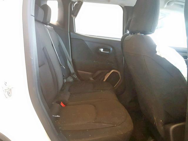 ZACCJAAT4GPD70428 - 2016 JEEP RENEGADE S WHITE photo 6
