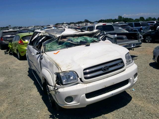 5TDBT48AX3S190783 - 2003 TOYOTA SEQUOIA LI WHITE photo 1