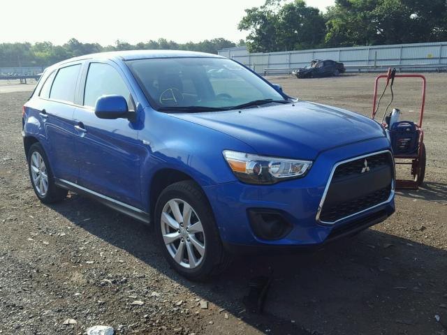 4A4AR3AW2FE049218 - 2015 MITSUBISHI OUTLANDER BLUE photo 1