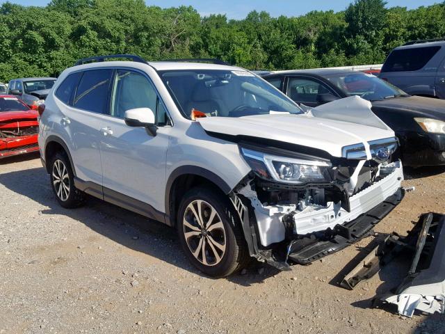 JF2SKAUC6KH480385 - 2019 SUBARU FORESTER L WHITE photo 1