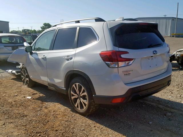 JF2SKAUC6KH480385 - 2019 SUBARU FORESTER L WHITE photo 3