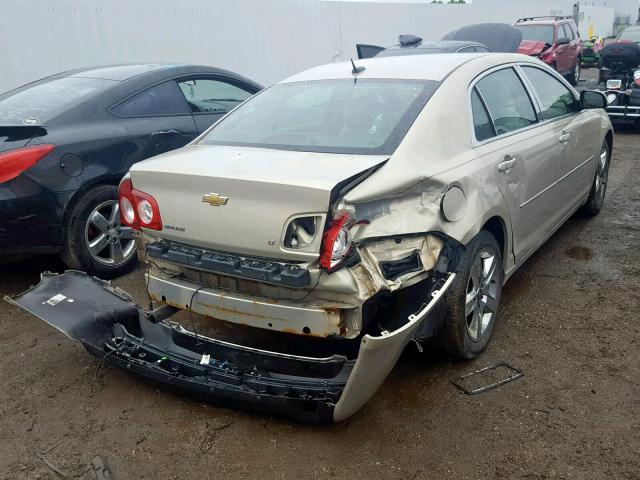 1G1ZH57B494180036 - 2009 CHEVROLET MALIBU 1LT GOLD photo 4