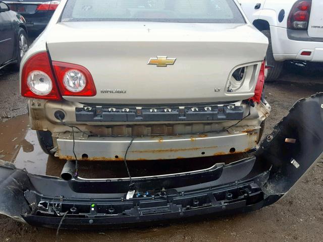 1G1ZH57B494180036 - 2009 CHEVROLET MALIBU 1LT GOLD photo 9