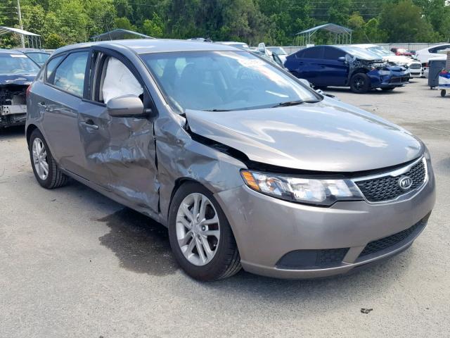 KNAFU5A29C5478210 - 2012 KIA FORTE EX GRAY photo 1