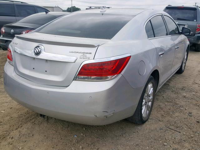 1G4GD5ERXCF194198 - 2012 BUICK LACROSSE P GRAY photo 4