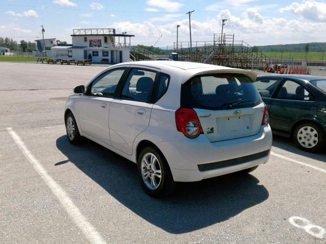 KL1TD6DE4BB128914 - 2011 CHEVROLET AVEO LS WHITE photo 3