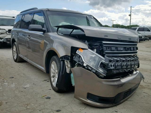 2FMGK5B89DBD34956 - 2013 FORD FLEX SE GRAY photo 1