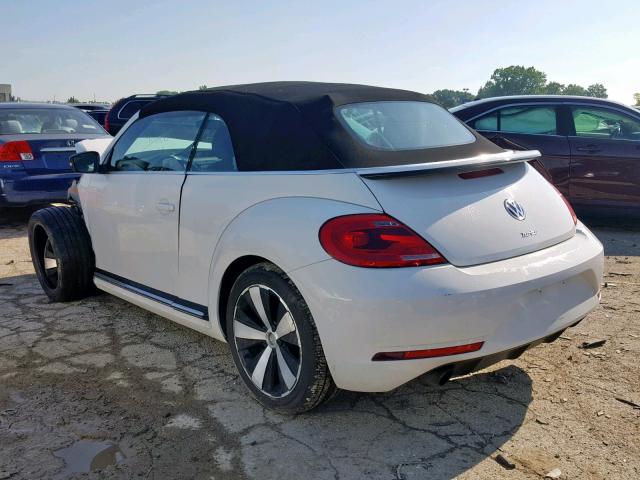 3VW7T7AT7DM822592 - 2013 VOLKSWAGEN BEETLE TUR WHITE photo 3