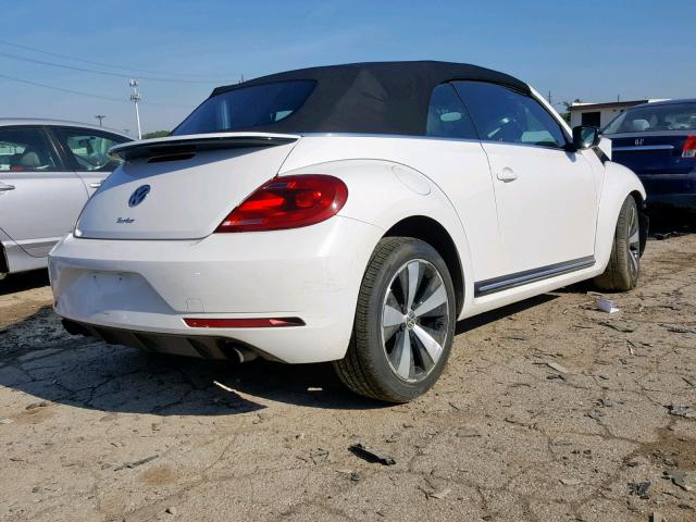 3VW7T7AT7DM822592 - 2013 VOLKSWAGEN BEETLE TUR WHITE photo 4