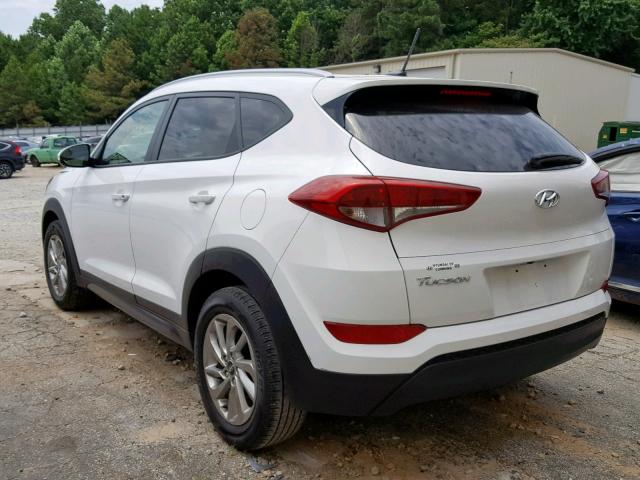 KM8J33A47GU026124 - 2016 HYUNDAI TUCSON LIM WHITE photo 3