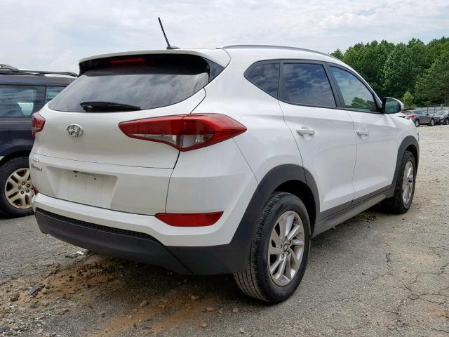 KM8J33A47GU026124 - 2016 HYUNDAI TUCSON LIM WHITE photo 4