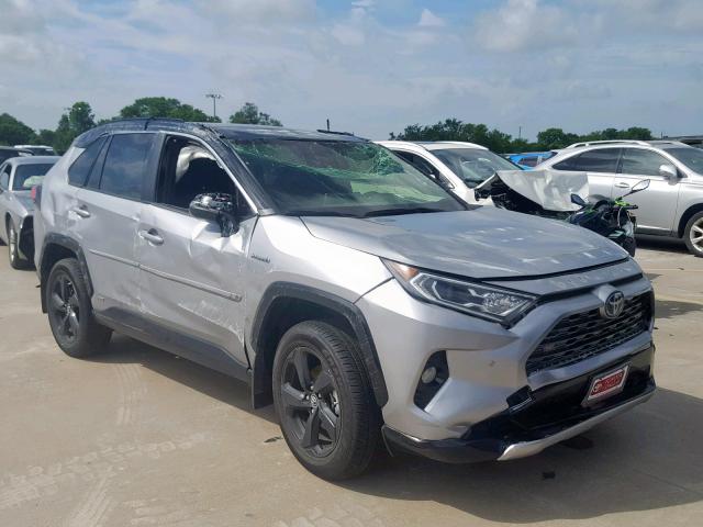 JTMEWRFV2KJ002339 - 2019 TOYOTA RAV4 XSE SILVER photo 1