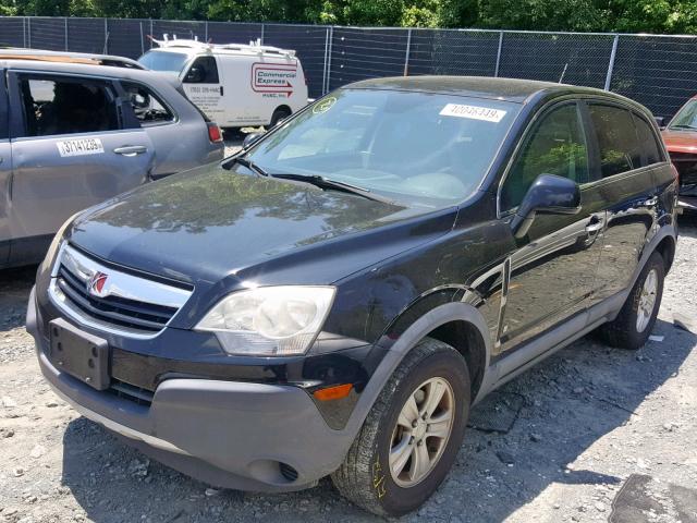 3GSCL33P78S728874 - 2008 SATURN VUE XE BLACK photo 2