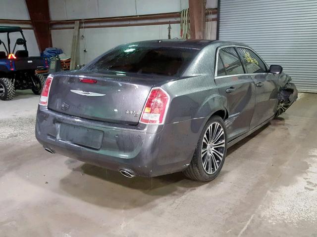 2C3CCABG0DH585513 - 2013 CHRYSLER 300 S GRAY photo 4