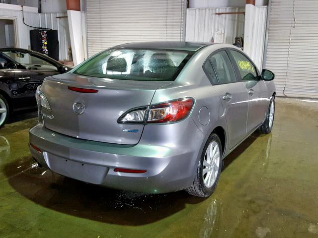 JM1BL1W78C1532637 - 2012 MAZDA 3 I GRAY photo 4