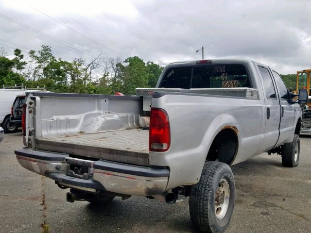 1FTSW31F01EC82561 - 2001 FORD F350 SRW S GRAY photo 4