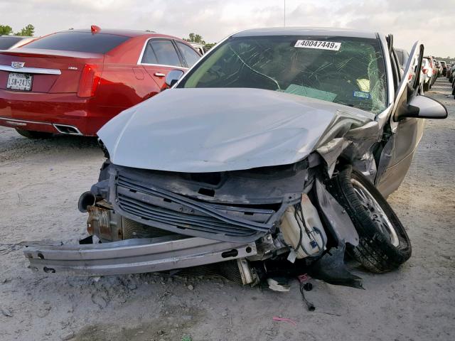 1G1AT18H397139631 - 2009 CHEVROLET COBALT LT SILVER photo 9