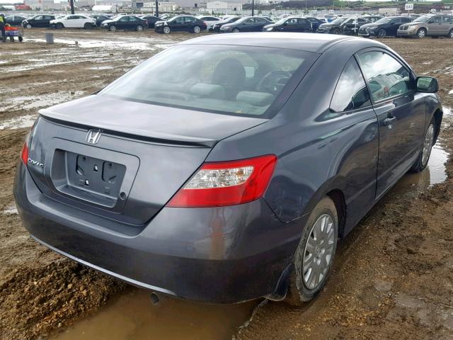 2HGFG1B26AH001775 - 2010 HONDA CIVIC DX GRAY photo 4