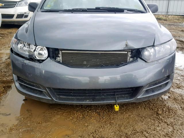 2HGFG1B26AH001775 - 2010 HONDA CIVIC DX GRAY photo 9