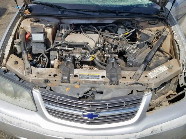 2G1WF52E349302241 - 2004 CHEVROLET IMPALA SILVER photo 7