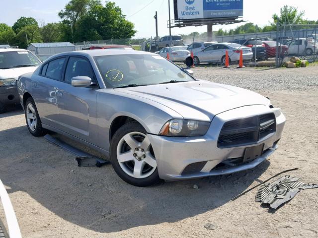 2C3CDXAT7EH156191 - 2014 DODGE CHARGER PO SILVER photo 1