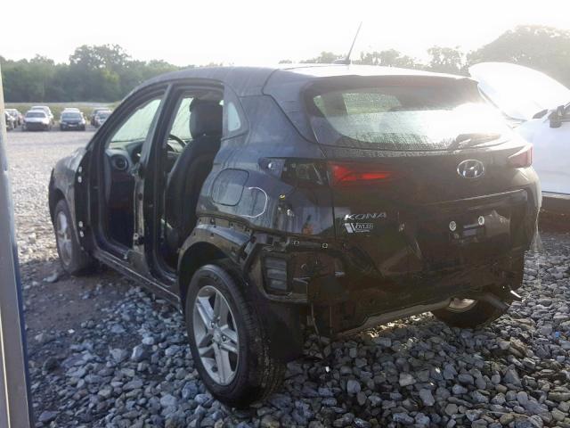 KM8K12AA4KU230365 - 2019 HYUNDAI KONA SE BLACK photo 3