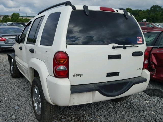 1J4GK58K63W724573 - 2003 JEEP LIBERTY LI WHITE photo 3