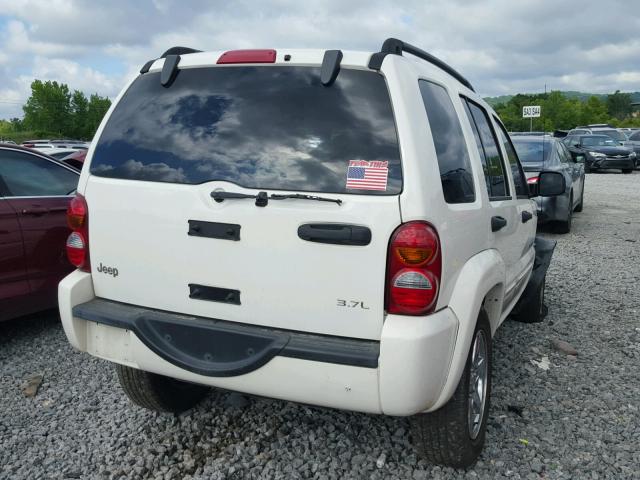 1J4GK58K63W724573 - 2003 JEEP LIBERTY LI WHITE photo 4