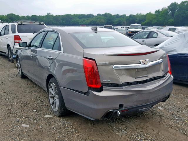 1G6AX5SX7H0126488 - 2017 CADILLAC CTS LUXURY GRAY photo 3