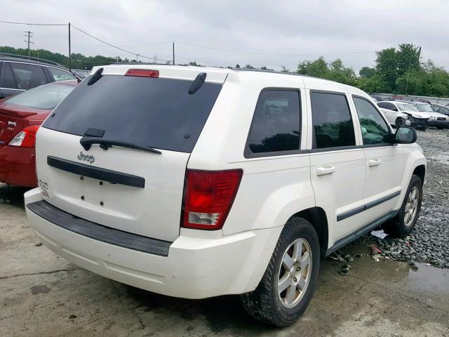 1J8GR48K58C137438 - 2008 JEEP GRAND CHER WHITE photo 4